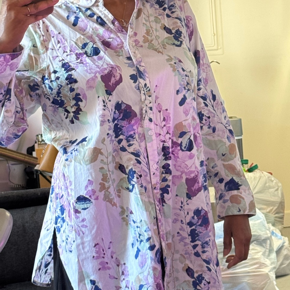 Chico's Multicolor Floral Blouse